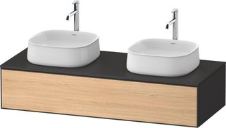 Duravit Zencha Meuble Sous-lavabo Sur Console, 1300x550mm,1 - Duravit