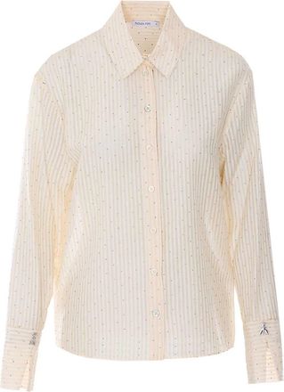 Patrizia Pepe Shiny Ivory Shirt