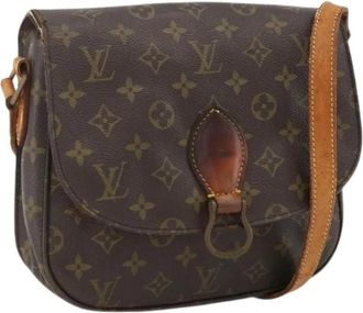 Louis Vuitton Pre-owned Vintage Monogram Schoudertas - Dames - Vintage Schoudertas - Bruin - ONE Size - Leer - Vintage