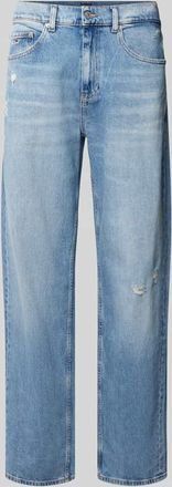 Tommy Jeans Relaxed Straight Fit Jeans im Destroyed-Look Modell JAIMIE in Hellblau, Gr&ouml;&szlig;e 31/32