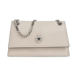 Tory Burch Tory Burch, Shoulder Bags, female, Gray, Size: ONE SIZE Mini Kira Turnlock Shoulder Bag