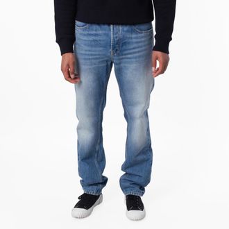 Saint Laurent Mens Baggy Denim Jeans, Waist Size 31