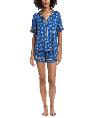 Room Service 2Pc Aspen Shirt & Short Pajama Set