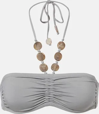 Eres Lana beaded bikini top