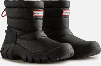 Hunter Womens Hunter Womens Intrepid Short Snow Boot in Black - Size: 8