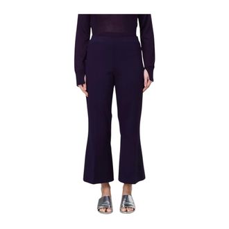 Liviana Conti Broeken, Dames, Paars, M, Cropped Broek