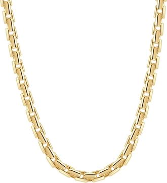 Pompeii3 14k Yellow Gold Womens 24 Chain Necklace 43 Grams 7mm Thick