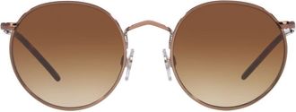Sunglass Hut round-frame design sunglasses - unisex - Metal - 49 - Metallic