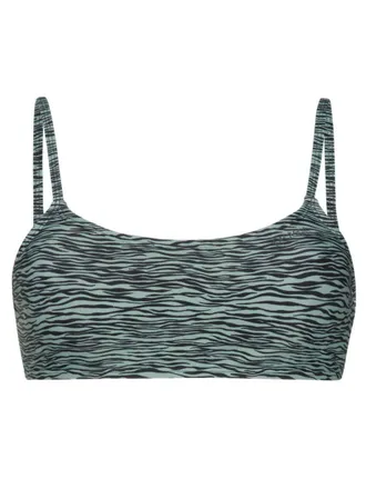 Protest Bade-Shirt PROTEST Bikini Top MIXELIF, Damen, Gr. XS, EURO, gr&uuml;n (gr&uuml;n baygr&uuml;n), Obermaterial: 80% Polyamid PA. 20% Elasthan EL., Bikini-Oberteile Bad