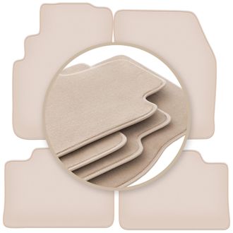 OEM Alfombrillas Premium Beige Para: Nissan Primera P10 Familiar, Liftback, Sed&aacute;n 1990-1998