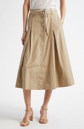 Vince Cotton Skirt in Sandbar at Nordstrom Rack, Size X-Large