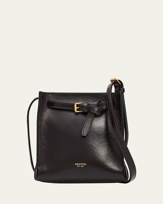 Oroton Margot Tiny Leather Bucket Bag