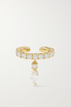 Anita Ko Ear Cuff In Oro 18 Carati Con Diamanti Daphne