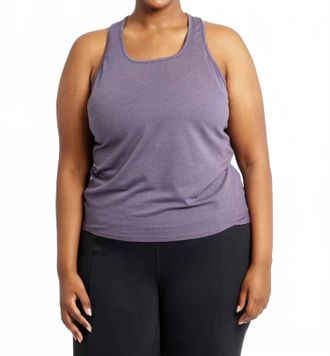 Oiselle Flyout Racerback Tank Top In Twilight