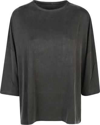 Roberto Ricci Design Cupro T-Box Shirty - Dames - T-shirts - Groen - S - Tops