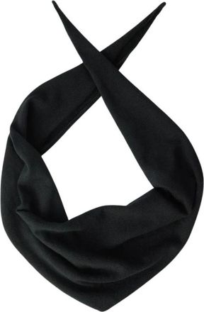 Christophe Lemaire Losange Sjaal - unisex - Sjaals - Zwart - ONE Size - Accessoires