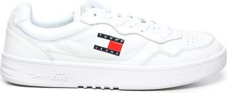 Tommy Hilfiger Leather Sneakers With Logo