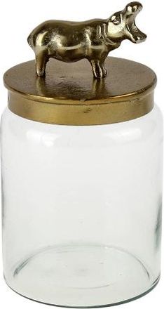 LLR Collection Deko Dose Rhino ø 12/ Höhe 21 cm
