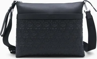 Ferragamo Black Leather Crossbody Bag