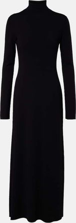 The Row Abito lungo Leoline in lana vergine a collo alto