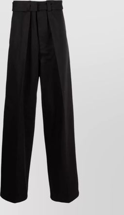 Jil Sander cotton wide-leg trousers