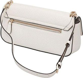 Guess Womens Shoulder Bag Off White Polyurethane - Shoulder-Bags