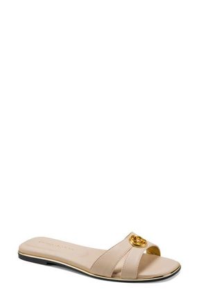 DKNY Halo Slide Sandal in Beige at Nordstrom, Size 7.5