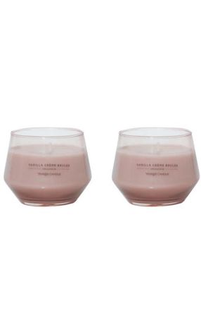 Yankee Candle Company Vanilla Creme Brulee Studio Candle with Essential Oils, Set of 2 in Light Brown at Nordstrom