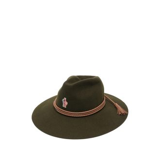 Moncler Logo-patch Braided-trim Hat