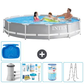 Intex Piscina Prism Frame Redonda - 366x76 Cm - 8-piezas S32108