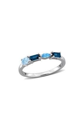 Delmar Multiple Cut Blue Topaz Stacking Ring at Nordstrom Rack, Size 9