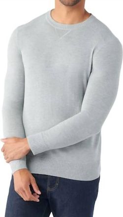 Smartwool Sparwood Crew Sweater In Light Gray