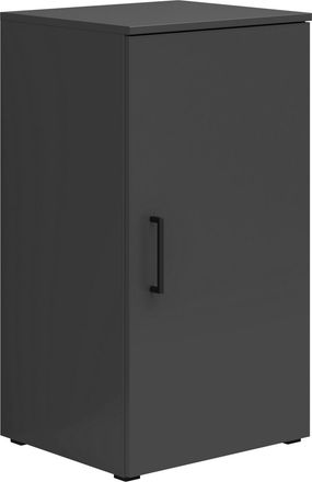 CARRYHOME Kommode, Graphitfarben, Kunststoff, 2 F&auml;cher, 45x83x40 cm, FSC Mix, Typenauswahl, Beim&ouml;bel erh&auml;ltlich, stehend, h&auml;ngend, Kleinm&ouml;bel, Kommoden, Kommode