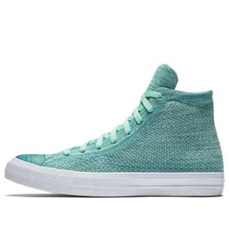 Converse Chuck Taylor All Star X Nike Flyknit High Green Blue 156732C