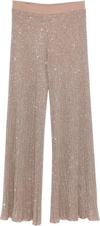 D.exterior D. EXTERIOR Degrade Lux Flared Trousers