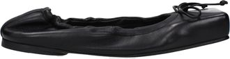 Jacquemus Donnas Ballerine in pelle nera