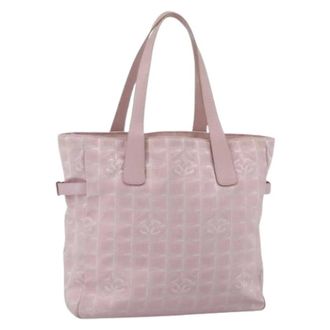 Chanel Pre-owned Tote Bags, female, Pink, Size: ONE SIZE Pre-owned Vintage Tote Bag