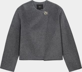 Rails Ronda Wool-Blend Wrap Jacket