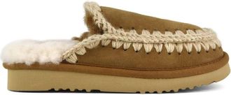 Mou Eskimo Slipper - Dames - Pantoffels - Beige - 38 EU - Wol - Schoenen
