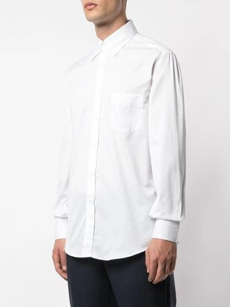 Brunello Cucinelli Cotton Basic Fit Shirt - White