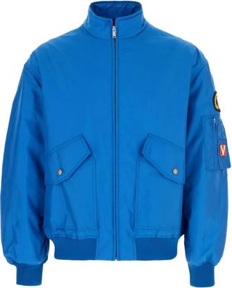Valentino Garavani Bomber con tasche applicate - Blu