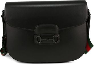 Gucci large Horsebit 1955 shoulder bag - women - Leather - One Size - Black