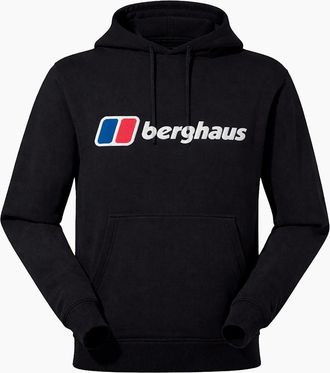 Berghaus Mens Berghaus Mens Hoodie Pullover Over The Head Colourway Logo Hoody AM - Black - Size: 36