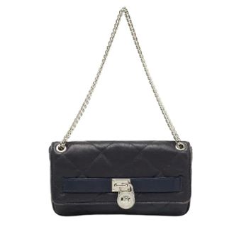 Michael Kors Pre-owned Handbags, female, Blue, Size: ONE SIZE Pre-owned Leather shoulder-bags