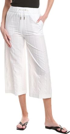 Fabiana Filippi Textured Poplin Cropped Trouser