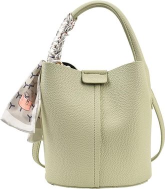 Generic Soft Leather Crossbody Bucket Bags for Women with Clutches Top Handle Satchel Handbag Fashion Tote Shoulder Bags (Green)