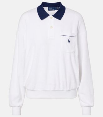Polo Ralph Lauren Cotton-blend terry polo shirt