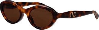 Valentino Cat-eye Zonnebril - Dames - Accessoires - Bruin - Maat: 52 MM