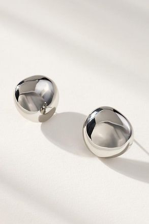 Ettika Polished Pebble Stud Earrings
