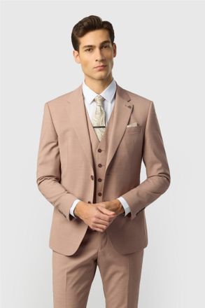 Ted Baker Mens Single Breasted Two Button Slim Fit Suit Jacket - Dusty Pink - Size 36 (Chest)